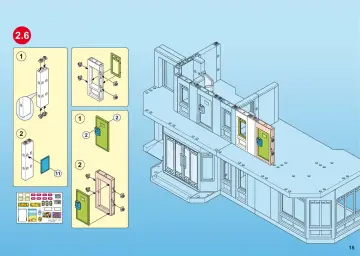 Bauanleitungen Playmobil 5265-A - Großes Ferienhotel mit Einrichtung (15)