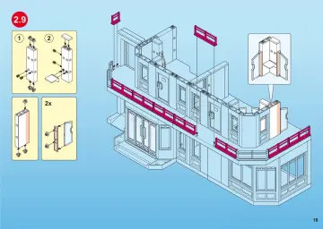 Bauanleitungen Playmobil 5265-A - Großes Ferienhotel mit Einrichtung (18)