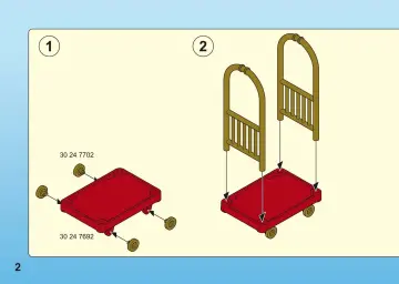 Bauanleitungen Playmobil 5270-A - Gepäckservice (2)