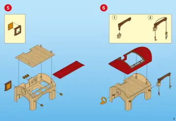 Bauanleitungen Playmobil 5276-A - Große Arche der Tiere (4)