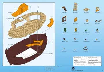 Bauanleitungen Playmobil 5276-A - Große Arche der Tiere (8)