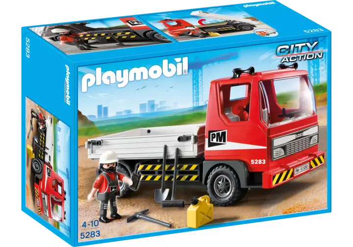 Playmobil 5283-A - Baustellen-LKW - BOX