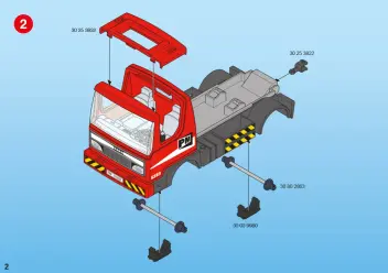 Bauanleitungen Playmobil 5283-A - Baustellen-LKW (2)