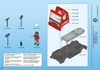 Bauanleitungen Playmobil 5283-A - Baustellen-LKW (6)