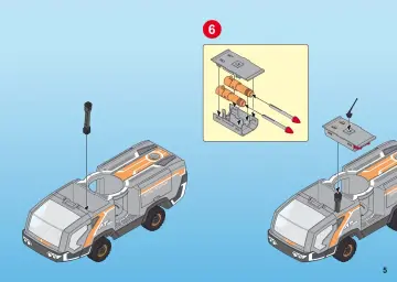 Bauanleitungen Playmobil 5286-A - Spy Team Commander Truck (5)