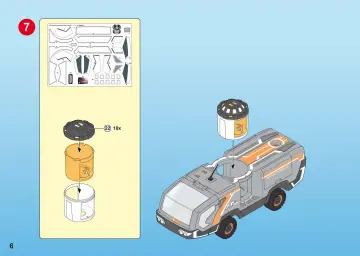 Bauanleitungen Playmobil 5286-A - Spy Team Commander Truck (6)