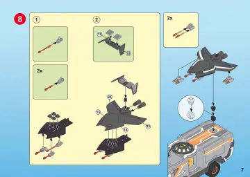 Bauanleitungen Playmobil 5286-A - Spy Team Commander Truck (7)