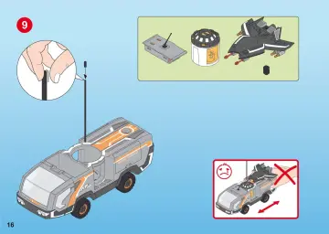 Bauanleitungen Playmobil 5286-A - Spy Team Commander Truck (16)