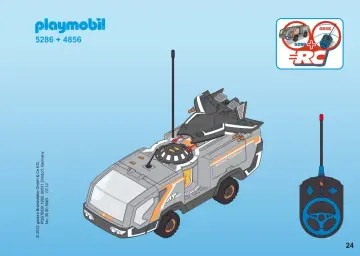 Bauanleitungen Playmobil 5286-A - Spy Team Commander Truck (24)