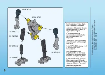 Bauanleitungen Playmobil 5289-A - Mega Masters Robo Blaster (8)