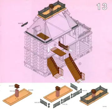 Bauanleitungen Playmobil 5300-A - Puppenhaus Gross (15)
