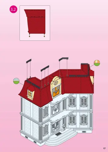 Notices de montage Playmobil 5302-A - Maison de ville (17)