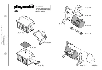 Bauanleitungen Playmobil 5313-A - Babyzimmer (1)