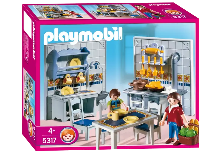 Playmobil 5317-A - Famille / cuisine traditionnelle - BOX