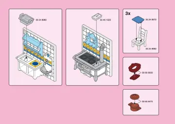 Notices de montage Playmobil 5317-A - Famille / cuisine traditionnelle (2)