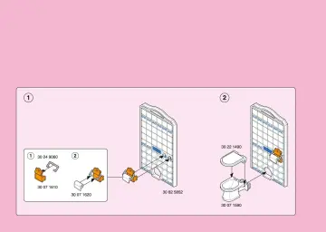 Notices de montage Playmobil 5318-A - Maman / salle de bains traditionnelle (2)