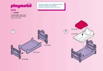 Bauanleitungen Playmobil 5325-A - Schlafzimmer (1)