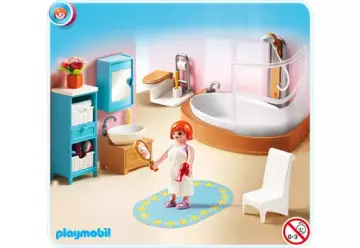 Abapri - Playmobil 5330-A - Salle de bains avec baignoire et pare-douche