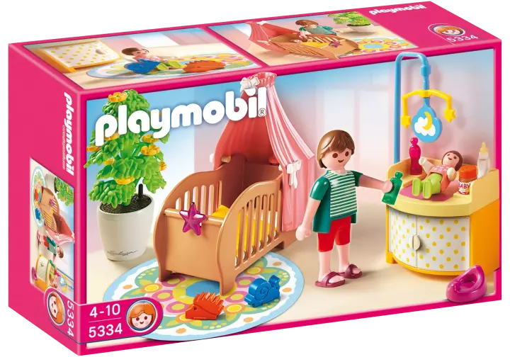 Playmobil 5334-A - Chambre de bébé avec berceau - BOX