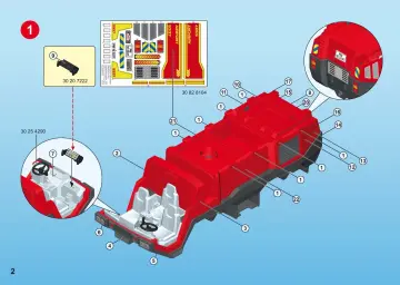 Building instructions Playmobil 5337 - Airport Fire Engine with Lights and Sound (2)