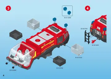 Building instructions Playmobil 5337 - Airport Fire Engine with Lights and Sound (4)