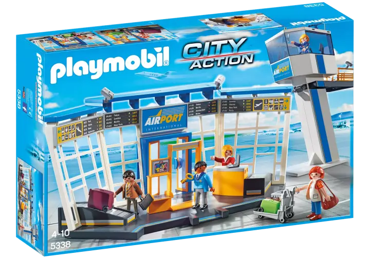 Playmobil 5338 - City-Flughafen mit Tower - BOX