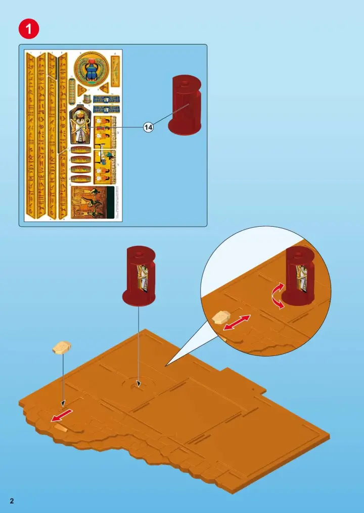 Building instructions Playmobil 5386 - Pharaoh's Pyramid (2)