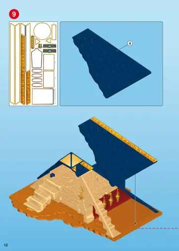 Bouwplannen Playmobil 5386 - Piramide van de farao (12)