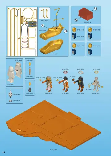 Bouwplannen Playmobil 5386 - Piramide van de farao (14)