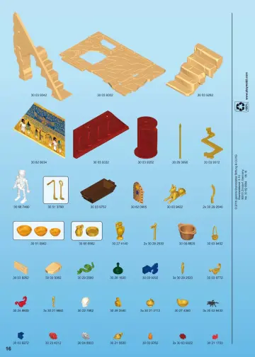 Bouwplannen Playmobil 5386 - Piramide van de farao (16)