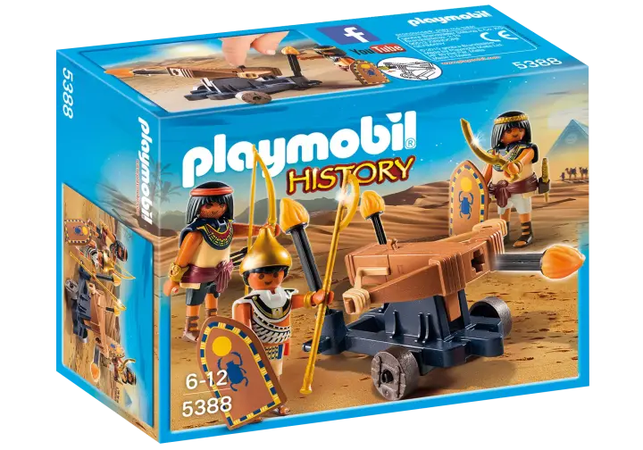 Playmobil 5388 - Egípcios com catapulta - BOX