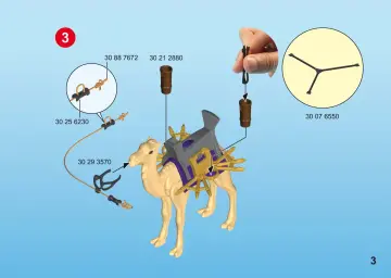 Manual de instruções Playmobil 5389 - Egípcio com camelo (3)