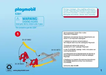 Manual de instruções Playmobil 5391 - Biga romana (1)
