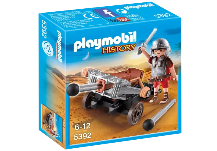 Playmobil 5392 - Legionário com catapulta - BOX