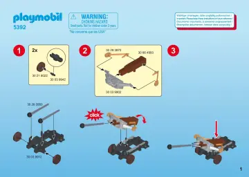 Manual de instruções Playmobil 5392 - Legionário com catapulta (1)