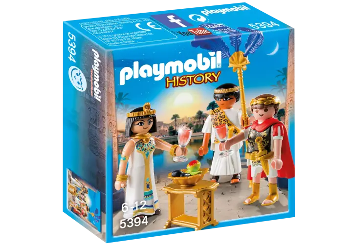 Playmobil 5394 - César e Cleópatra - BOX