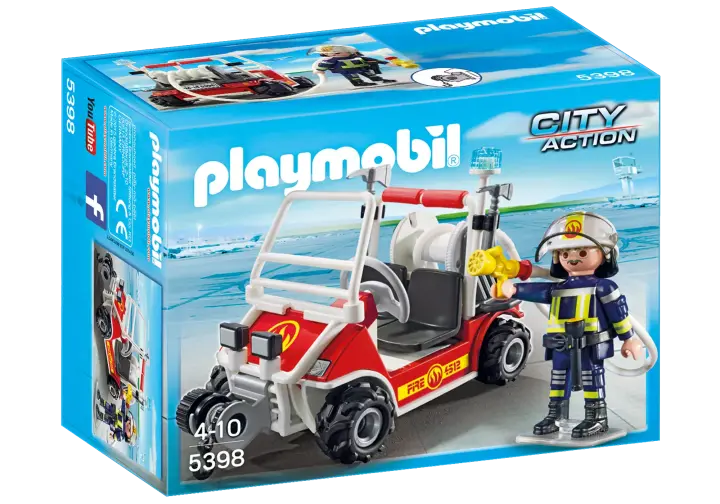 Playmobil 5398 - Kart de Bombeiros - BOX