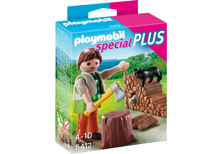 Playmobil 5412-A - Holzhacker - BOX