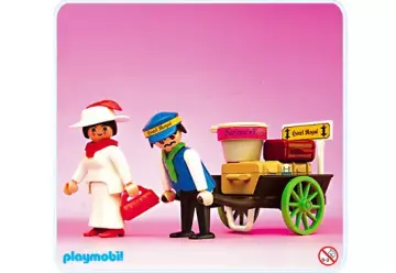 Playmobil 5503-A - Dame/Gepäckträger