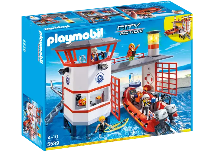 Playmobil 5539 - Coast Guard Station with Lighthouse - BOX