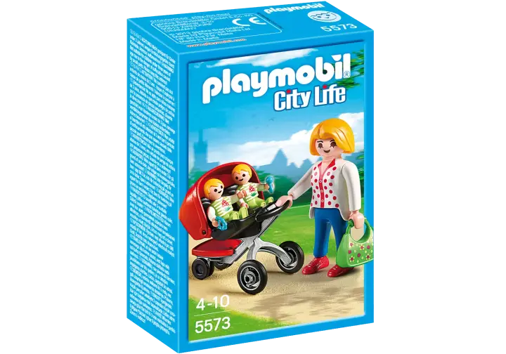 Playmobil 5573 - Mamma con gemellini - BOX