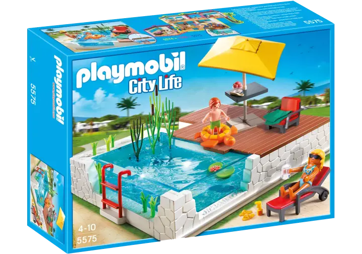 Playmobil 5575 - Zwembad met terras - BOX