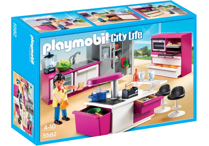 Playmobil 5582 - Keuken met kookeiland - BOX