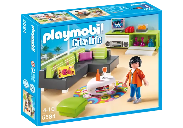 Playmobil 5584 - Woonkamer - BOX