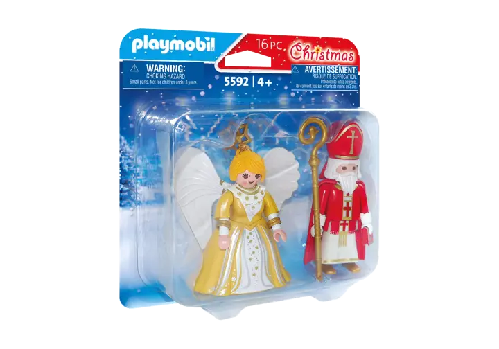 Playmobil 5592 - São Nicolau e Anjo de Natal - BOX