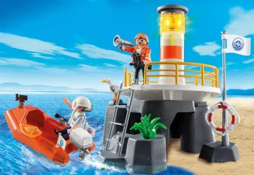 Playmobil 5626 - Farol com barco salva-vidas