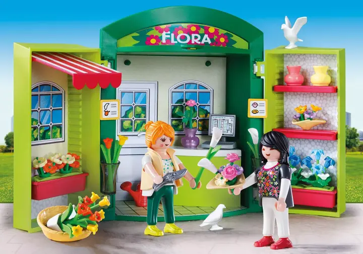 Playmobil 5639 - Aufklapp-Spiel-Box "Blumenladen"