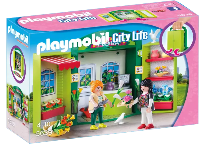 Playmobil 5639 - Aufklapp-Spiel-Box "Blumenladen" - BOX