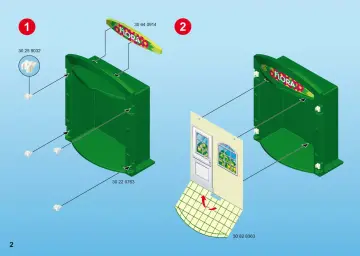 Bauanleitungen Playmobil 5639 - Aufklapp-Spiel-Box "Blumenladen" (2)