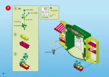 Bauanleitungen Playmobil 5639 - Aufklapp-Spiel-Box "Blumenladen" (6)
